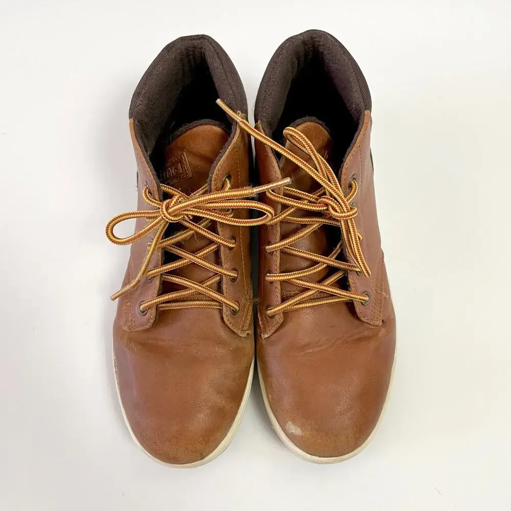 Polo Ralph Lauren Leather Chukka Sneaker Boots Sz 5 Minimalist Rugged‎ Casual